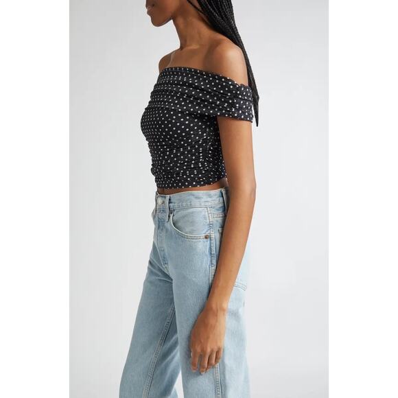 ALICE + OLIVIA Isadola Off-the-Shoulder Top - Picture 6 of 14